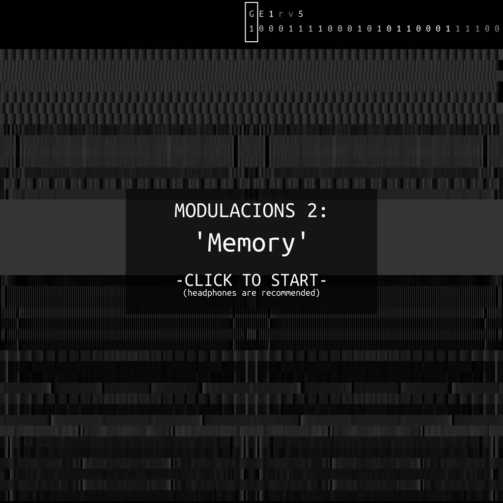 Modulacions 2: 'Memory' (audio) #23