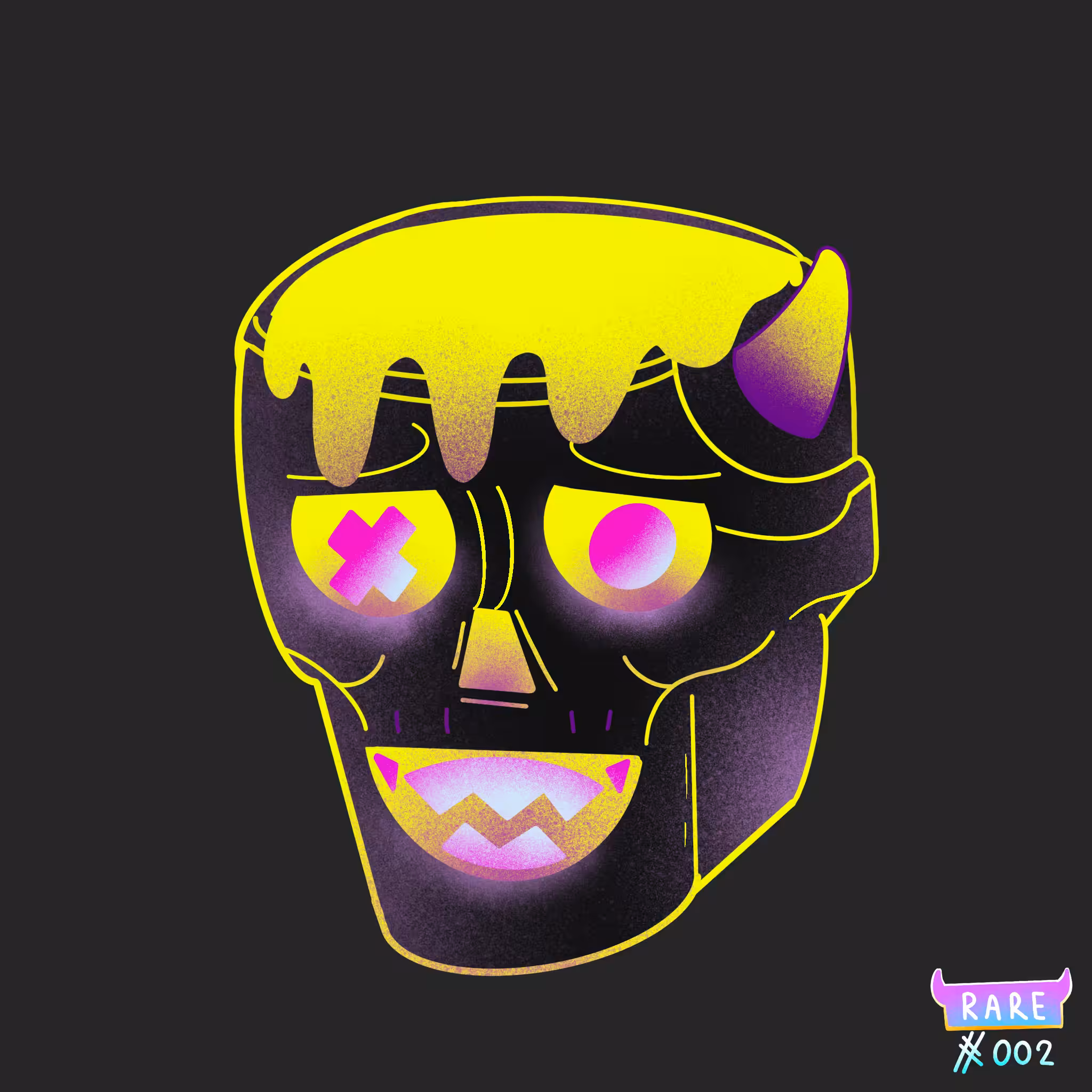 Crypto Skull #5 -rare