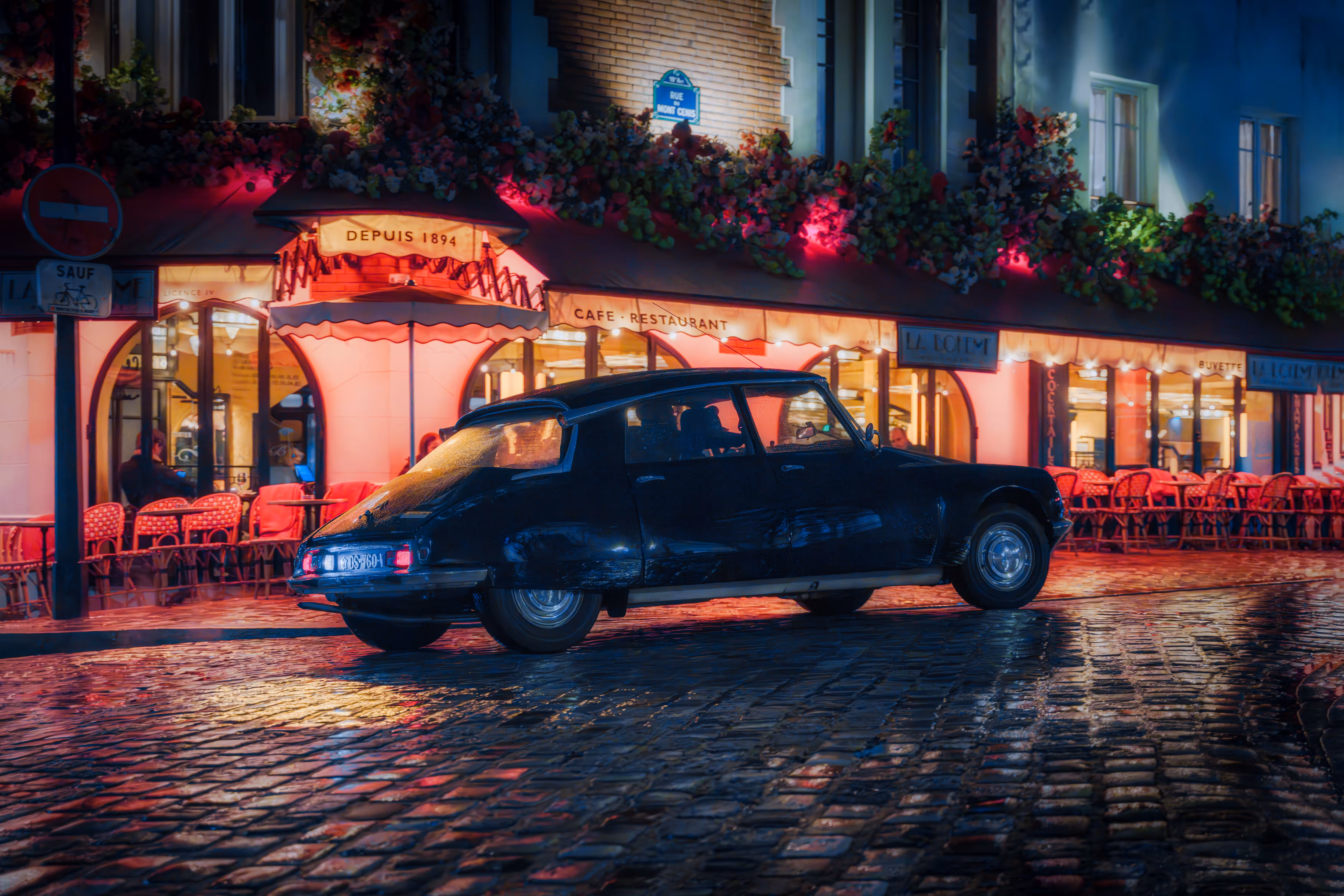 La Voiture En Noir