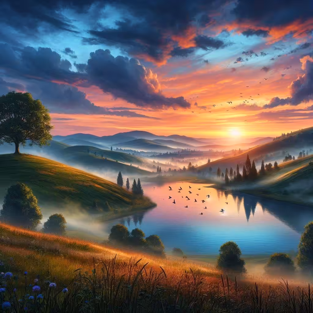 "Sunset Colors"