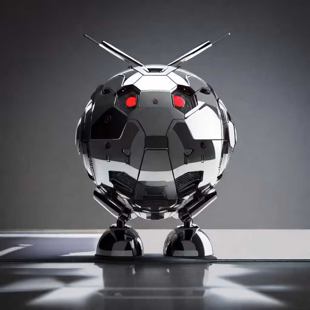 Silver Robotic Apples #4