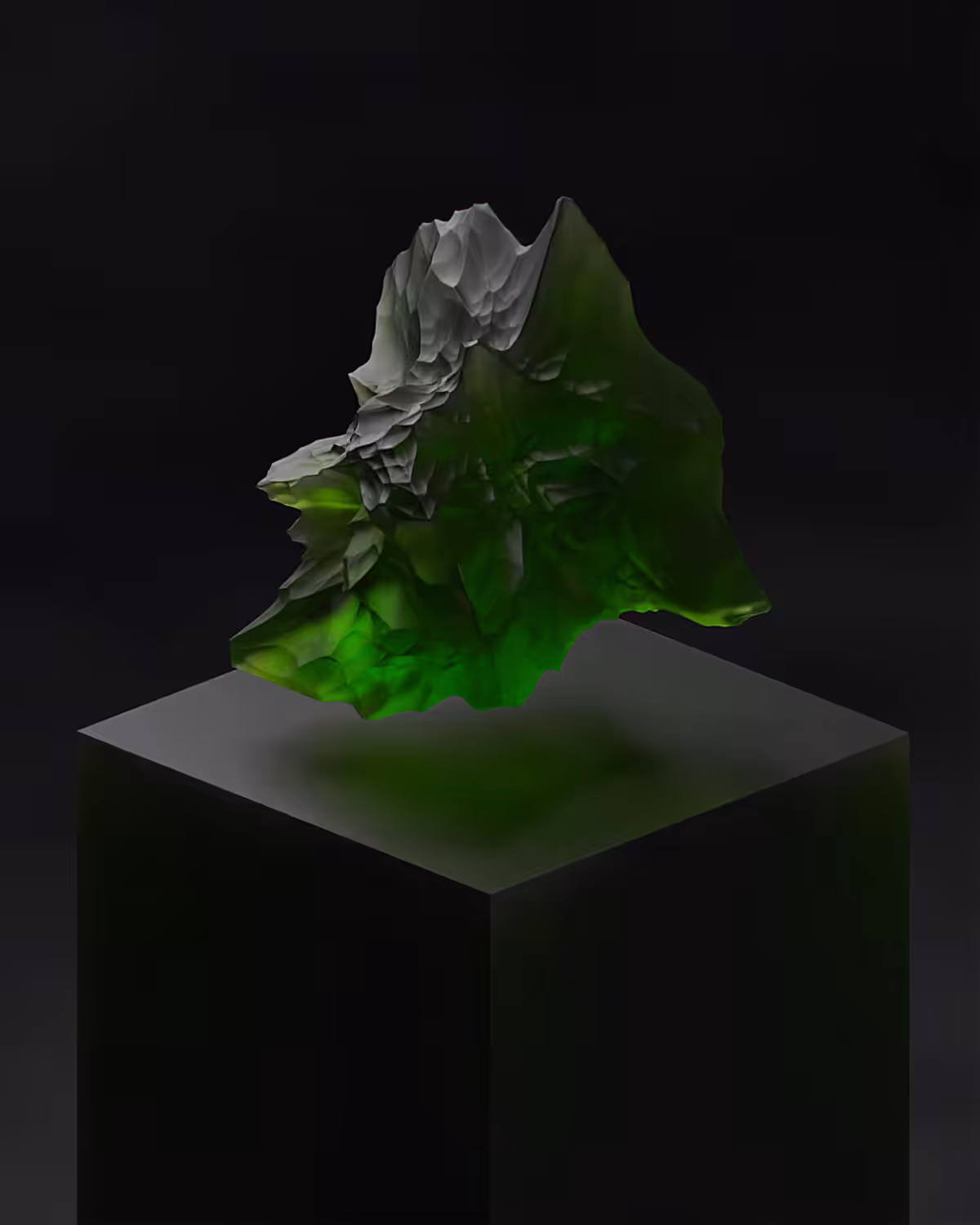Green Carnelian Earthquake