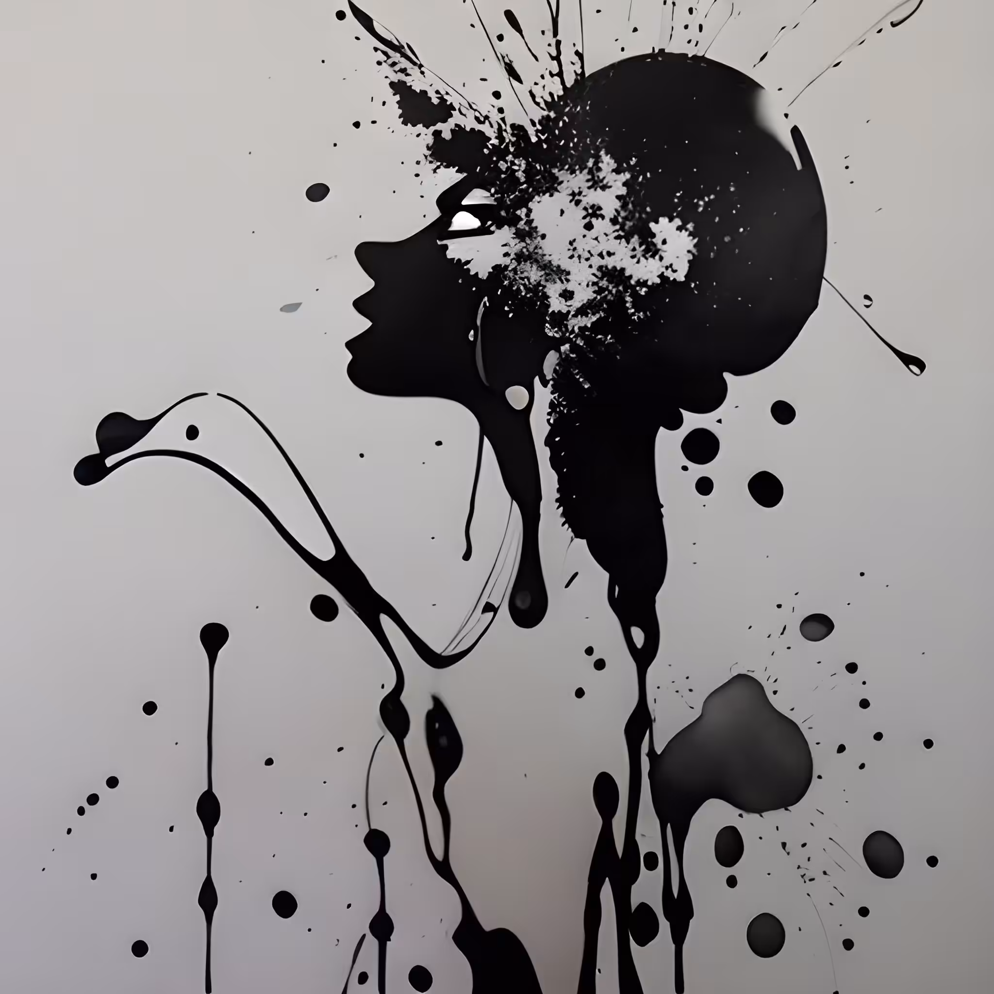 Splash of woman