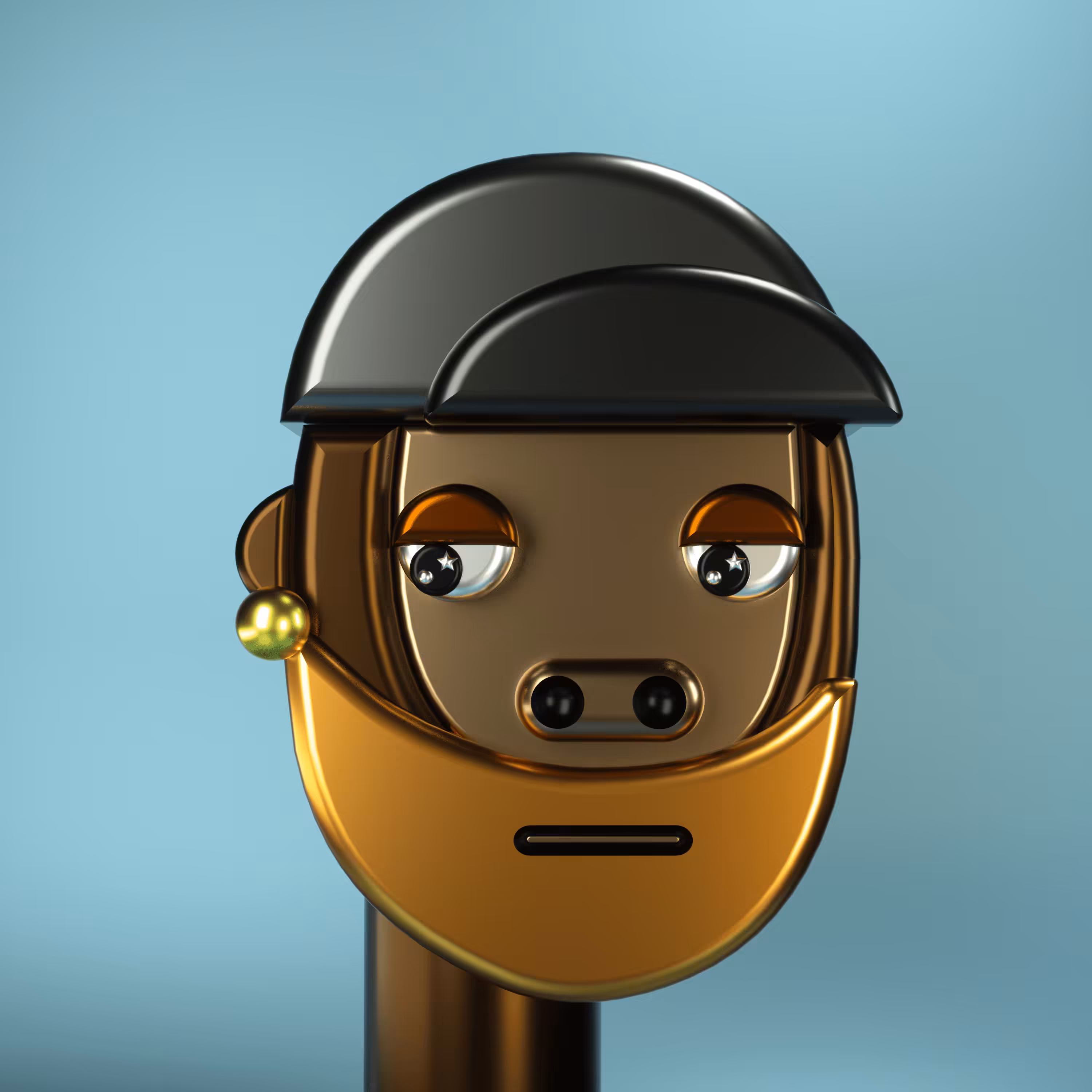 3D Chrome Punk #0372