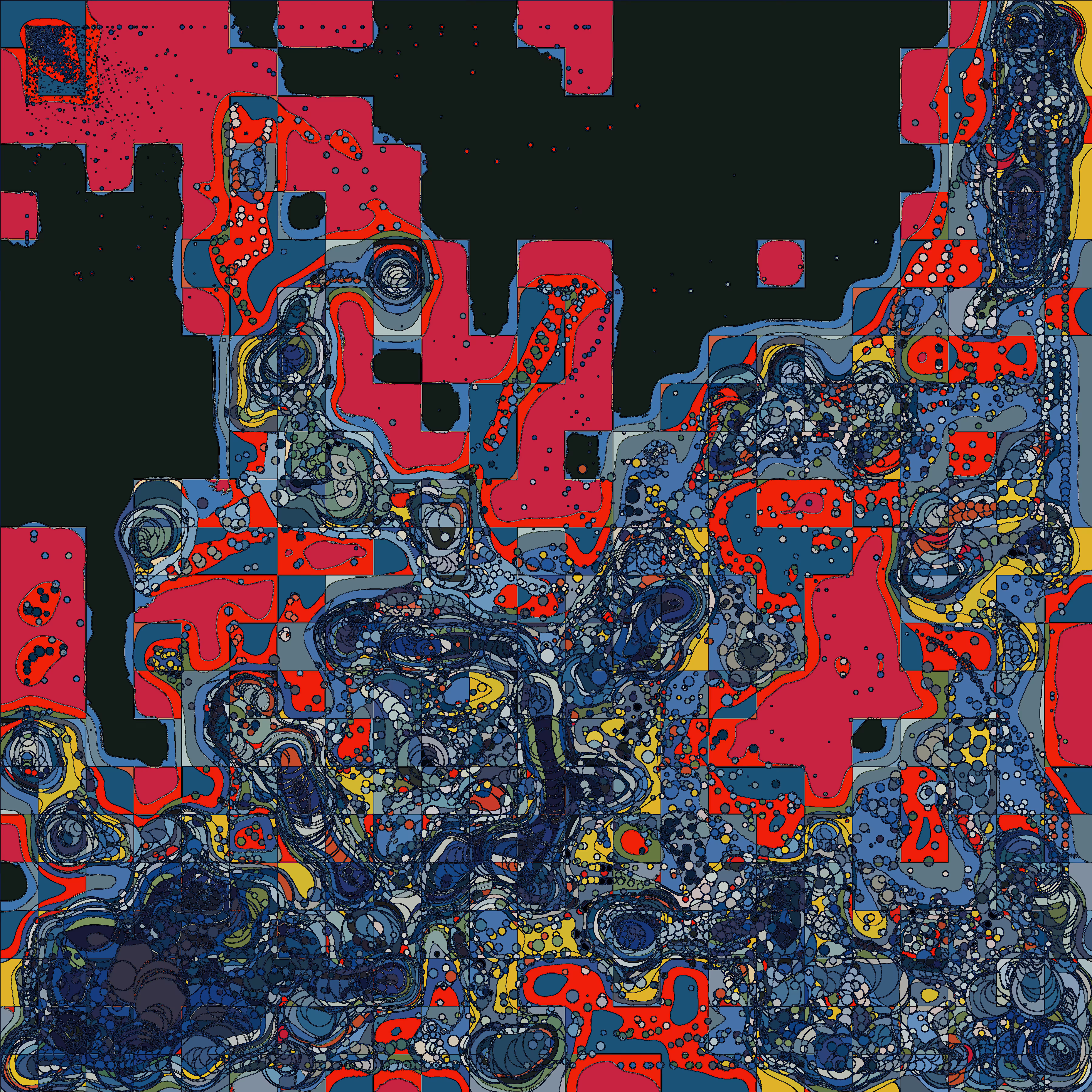 Red bllod in the sea