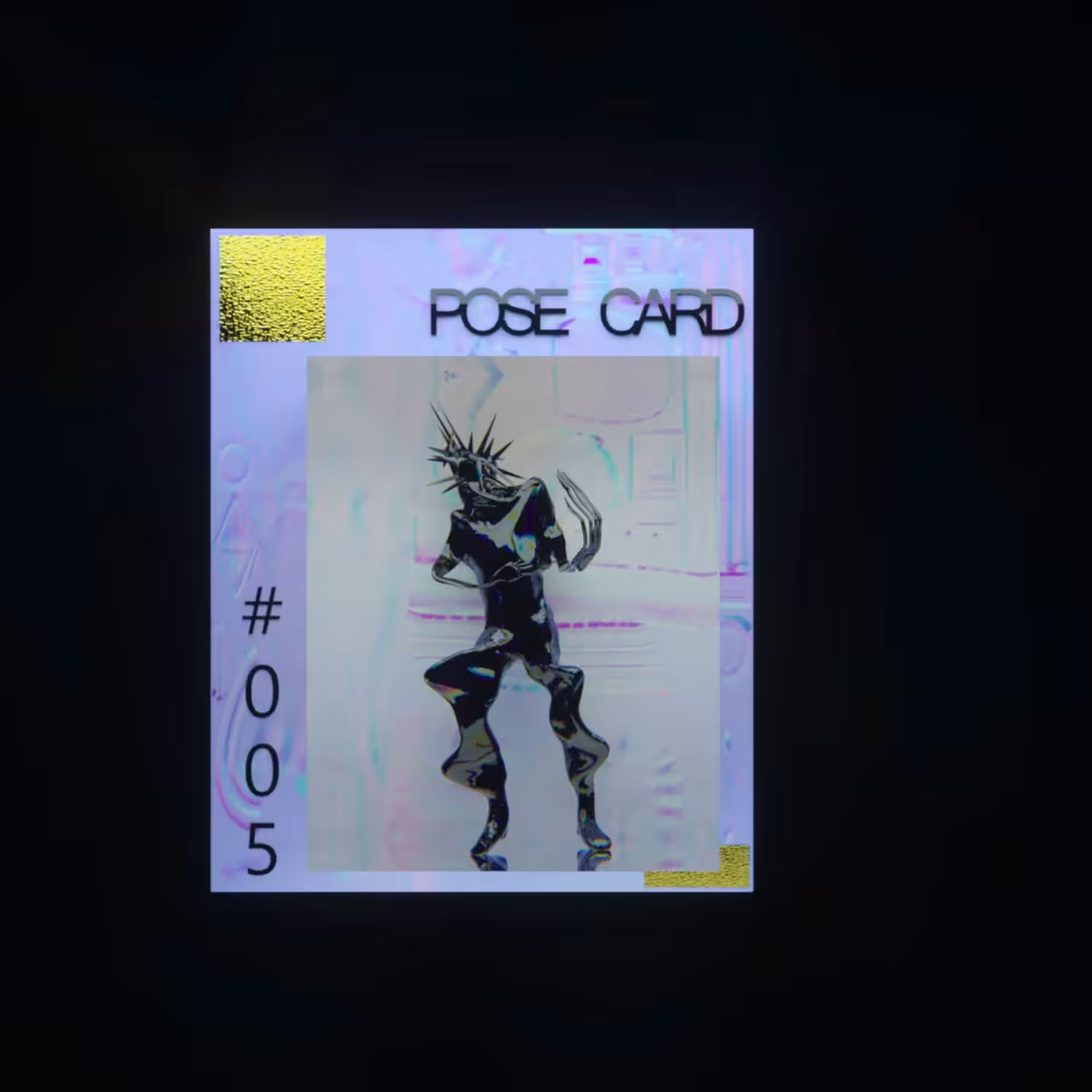 POSE CARD #0005