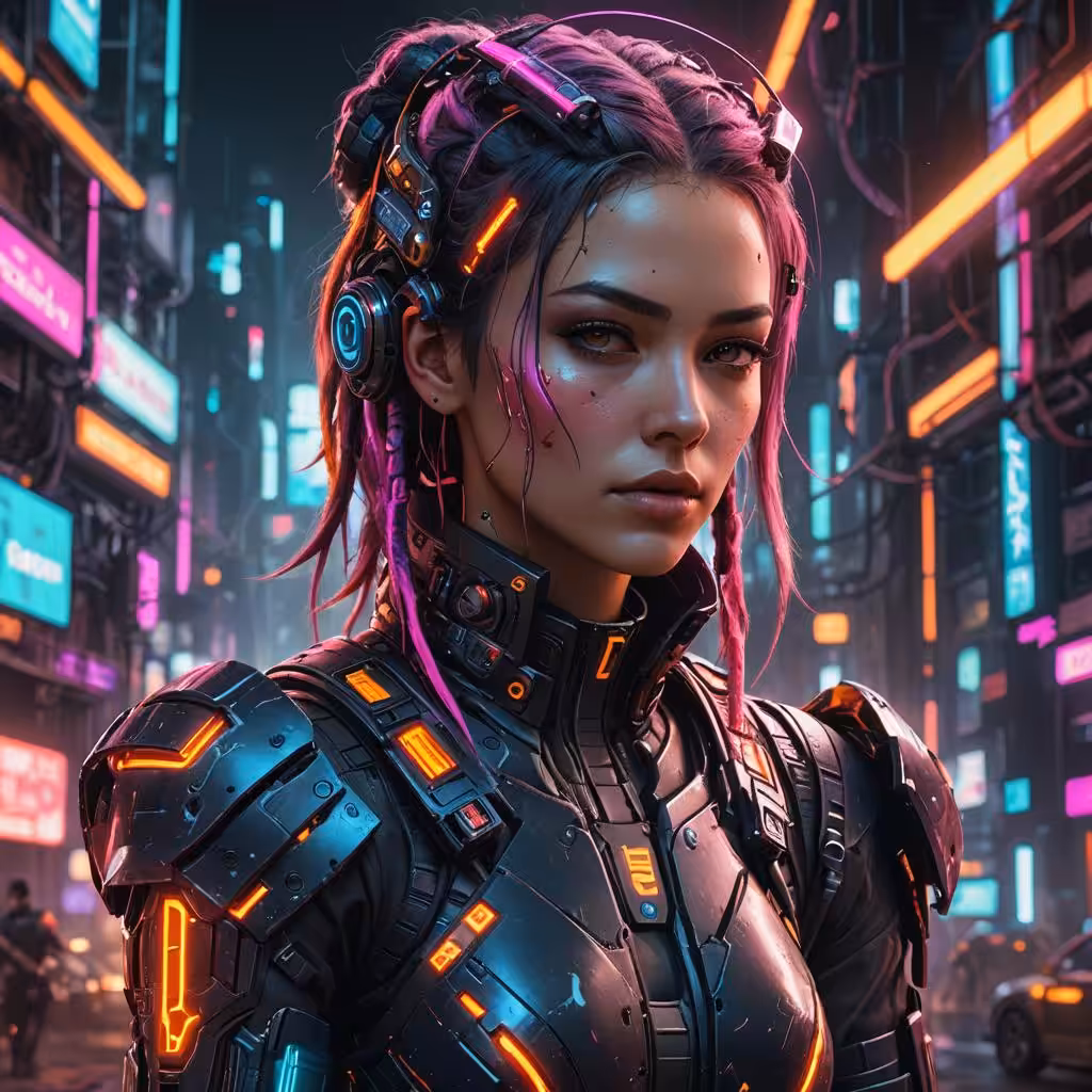 Cyberpunk Girl #024
