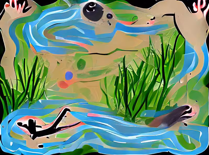 My spirit swims in ponds, rivers and lakes. I can be a bit lazy and tend to overdo and procrastinate