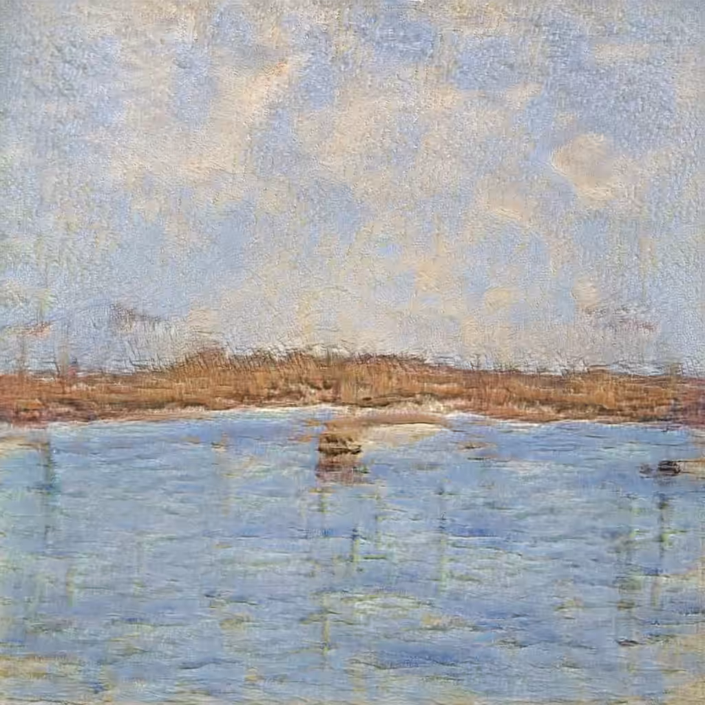 Good weather sailing: Dreamt by AI impressionist painter