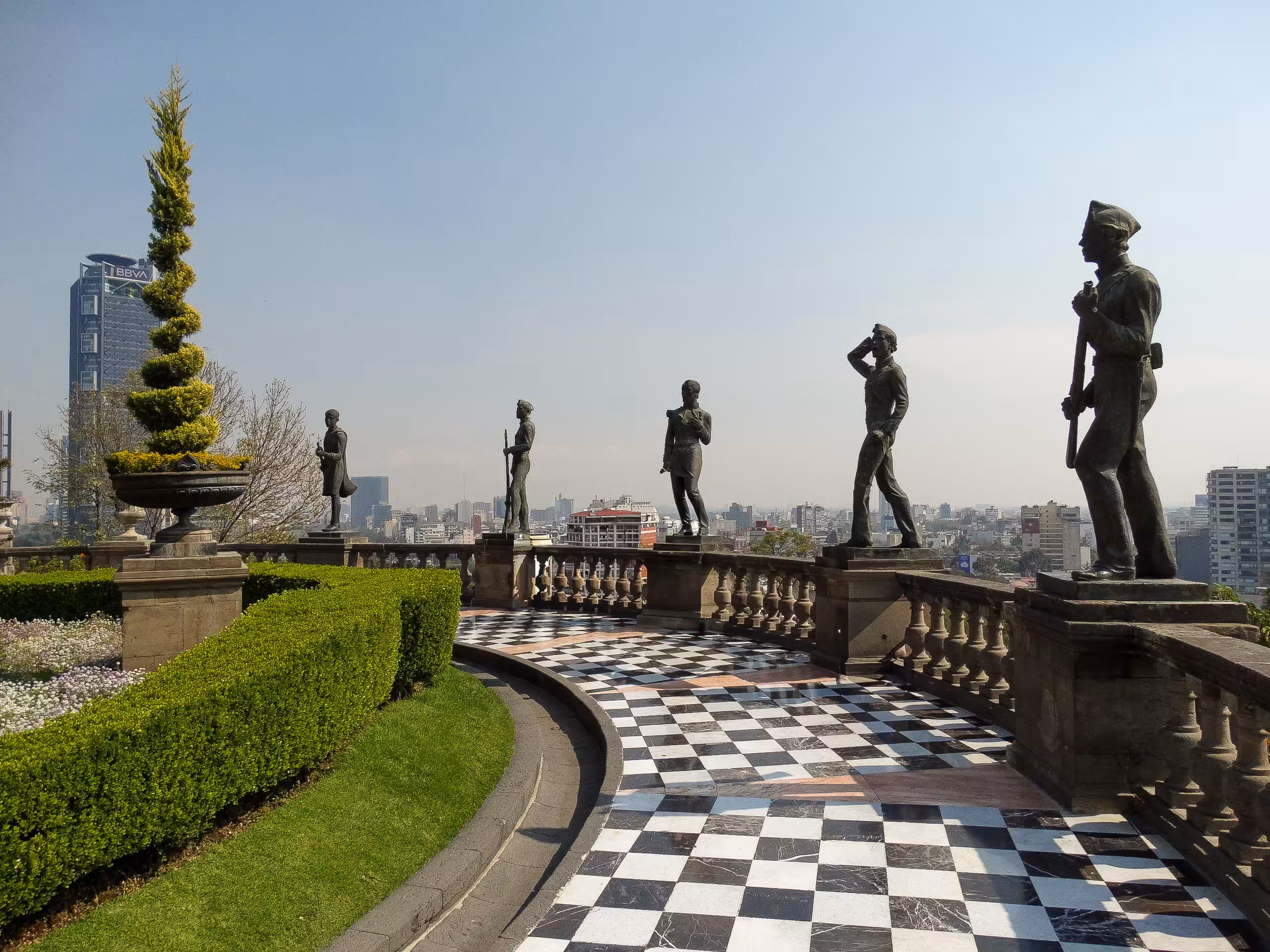 At the edge of Chapultepec