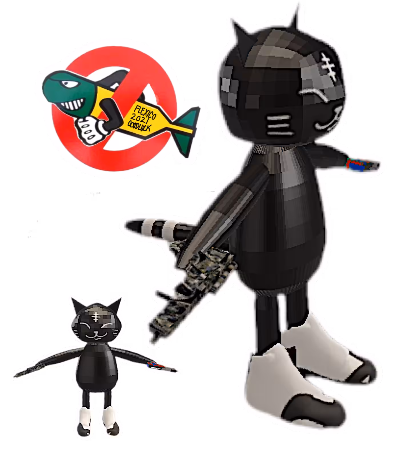 Lucky Jazz Cat 3D