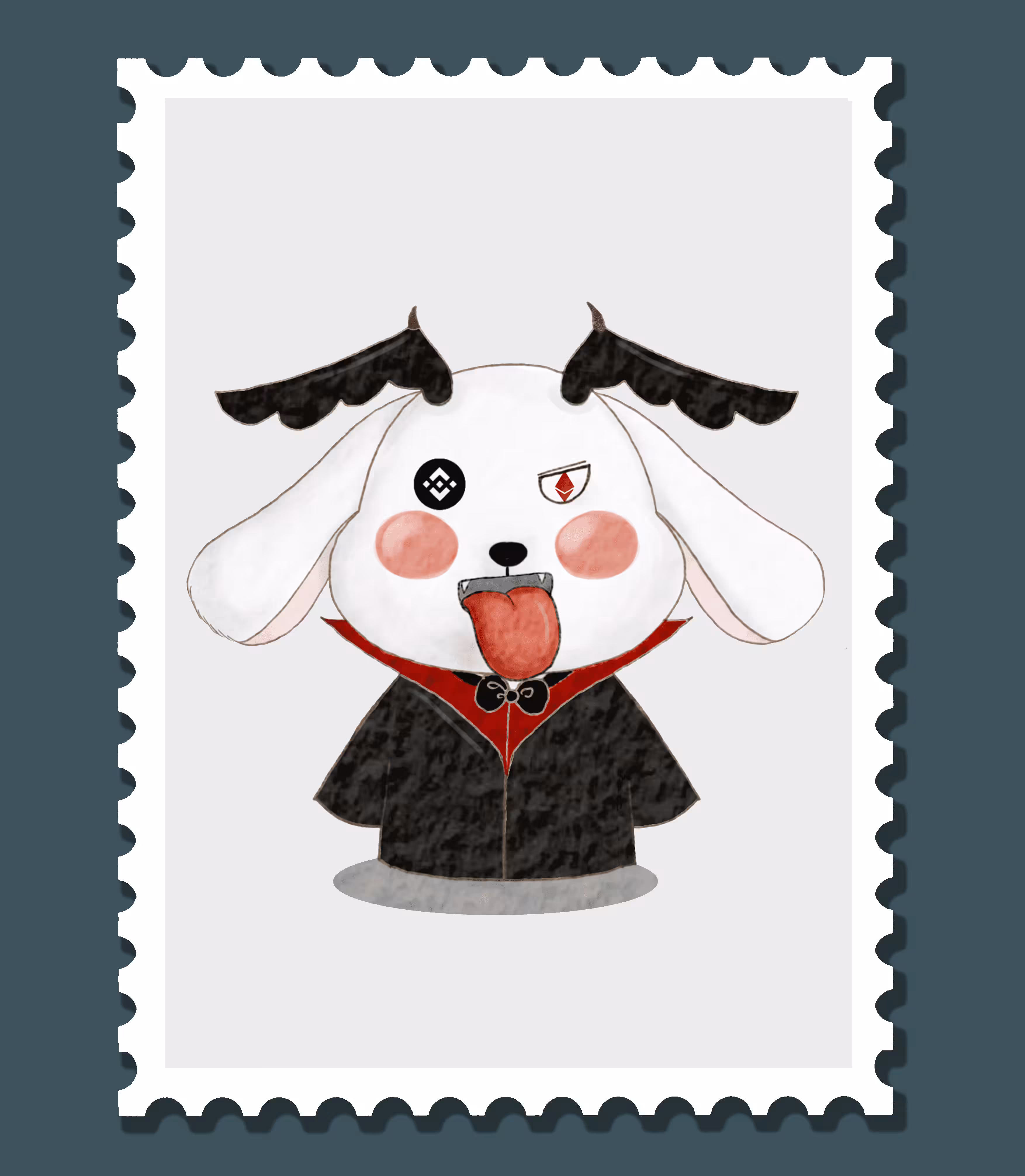 Stamp#004_Little dog BOO