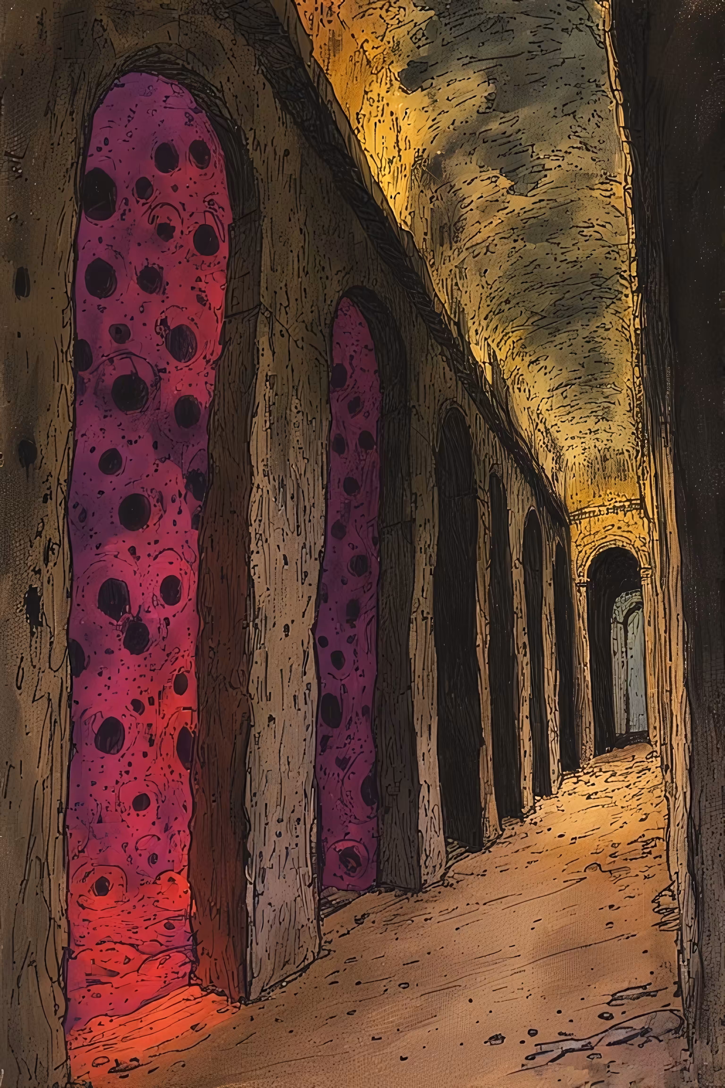 365 Brushstrokes of the Future: The Corridor of Living Arches