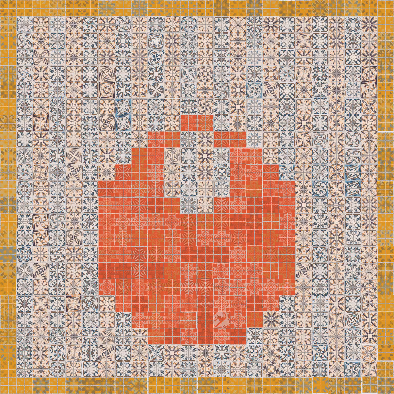 Glimpse Of Geometrical Azulejos #19