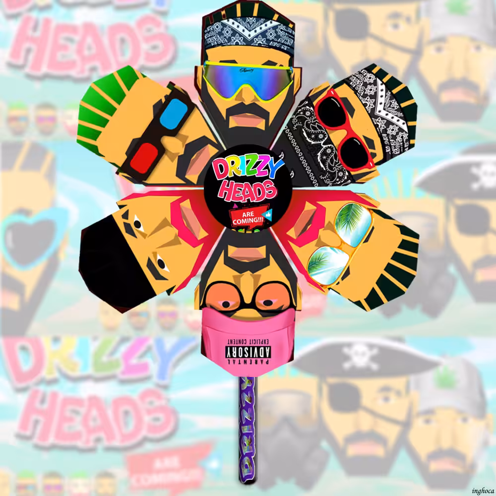 pinwheel 62 Collaboration with Drizzy heads