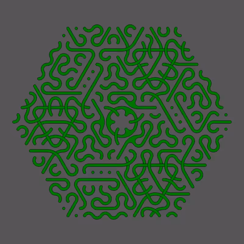 Threefold Symmetry - Dark Variations #167