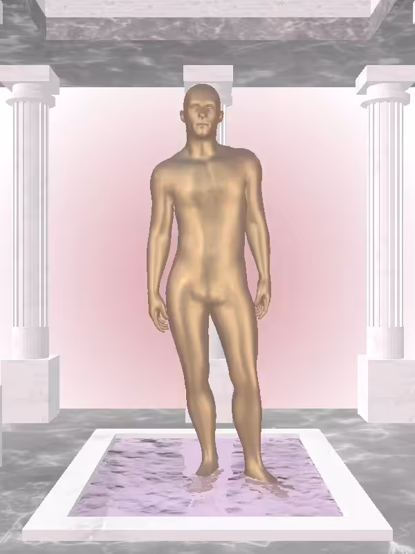 HeavenComputer: The Threatening Old Bronze Man #7104