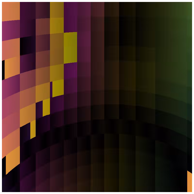 Deluxe Gradient Pixels #42