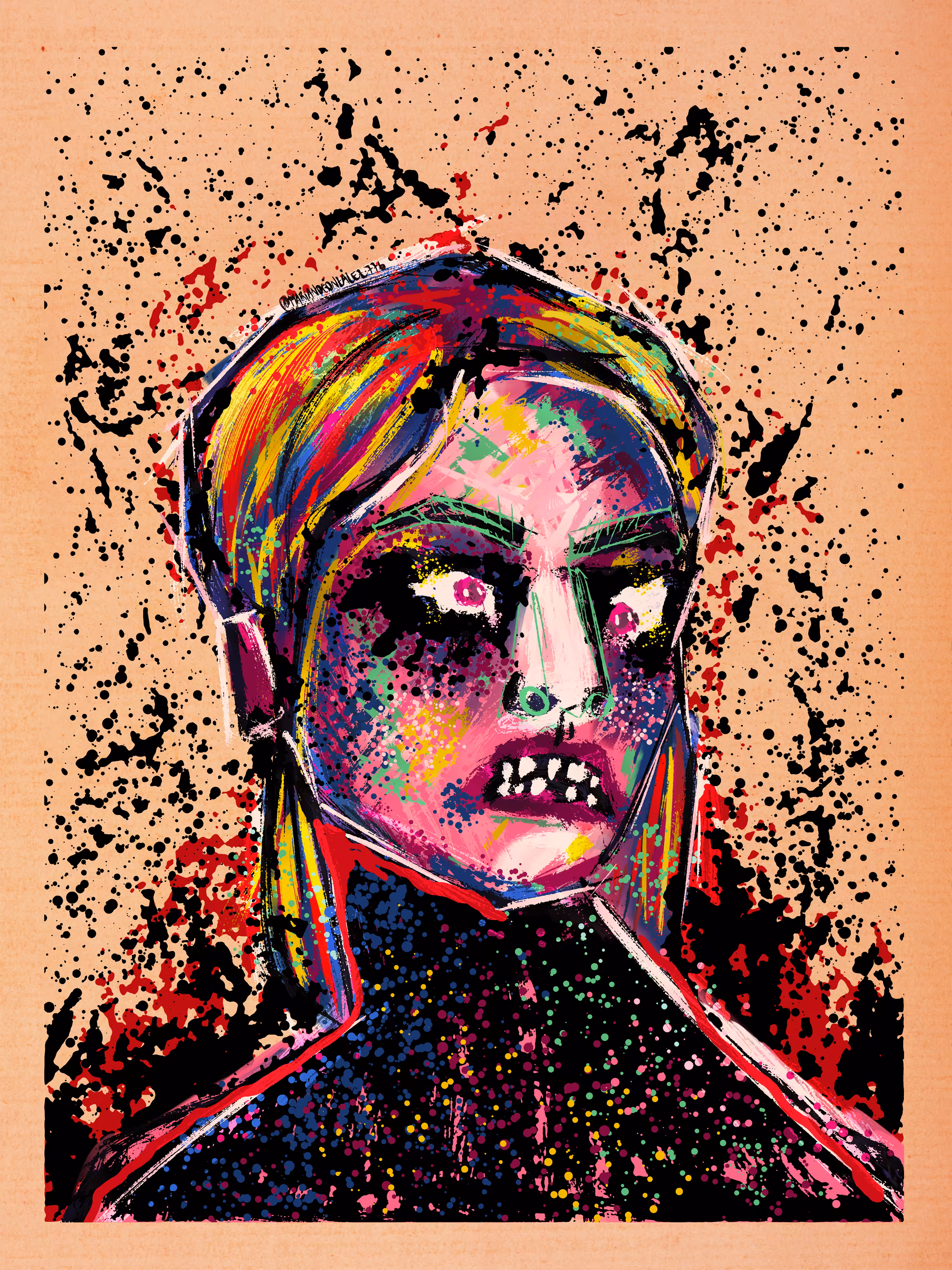 neo-expressionist Airs: HeartBreakers Collection: HB#16
