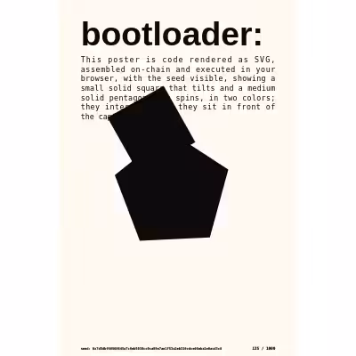 bootloader: selfie #135