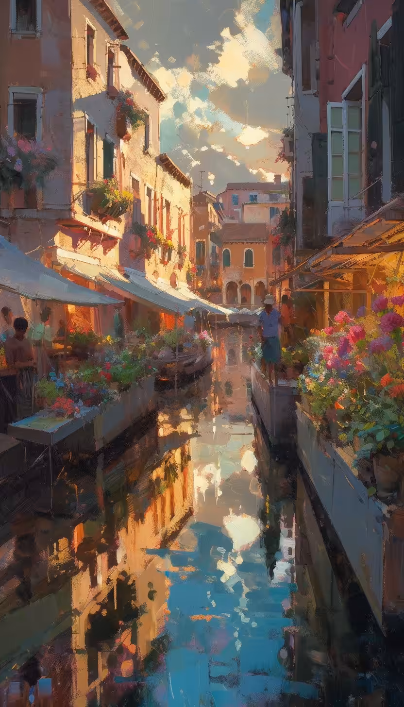 reflections in a venice canal 005
