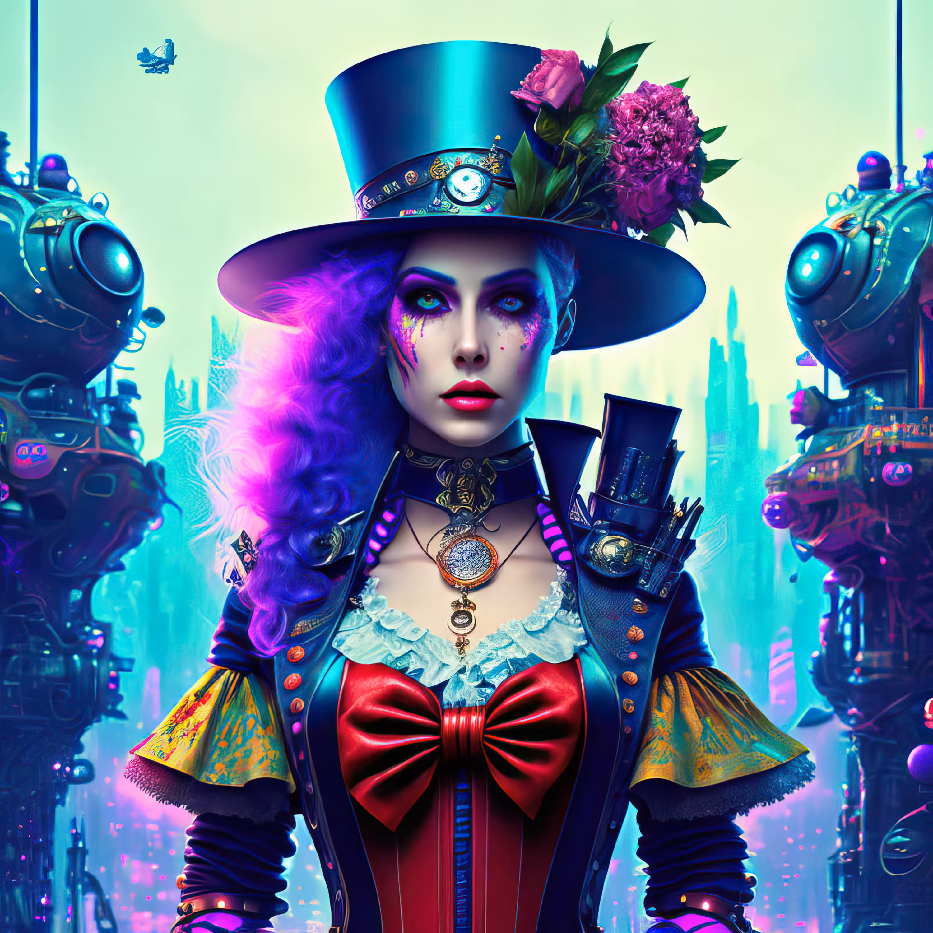 Alice in Cyberpunk Wonderland