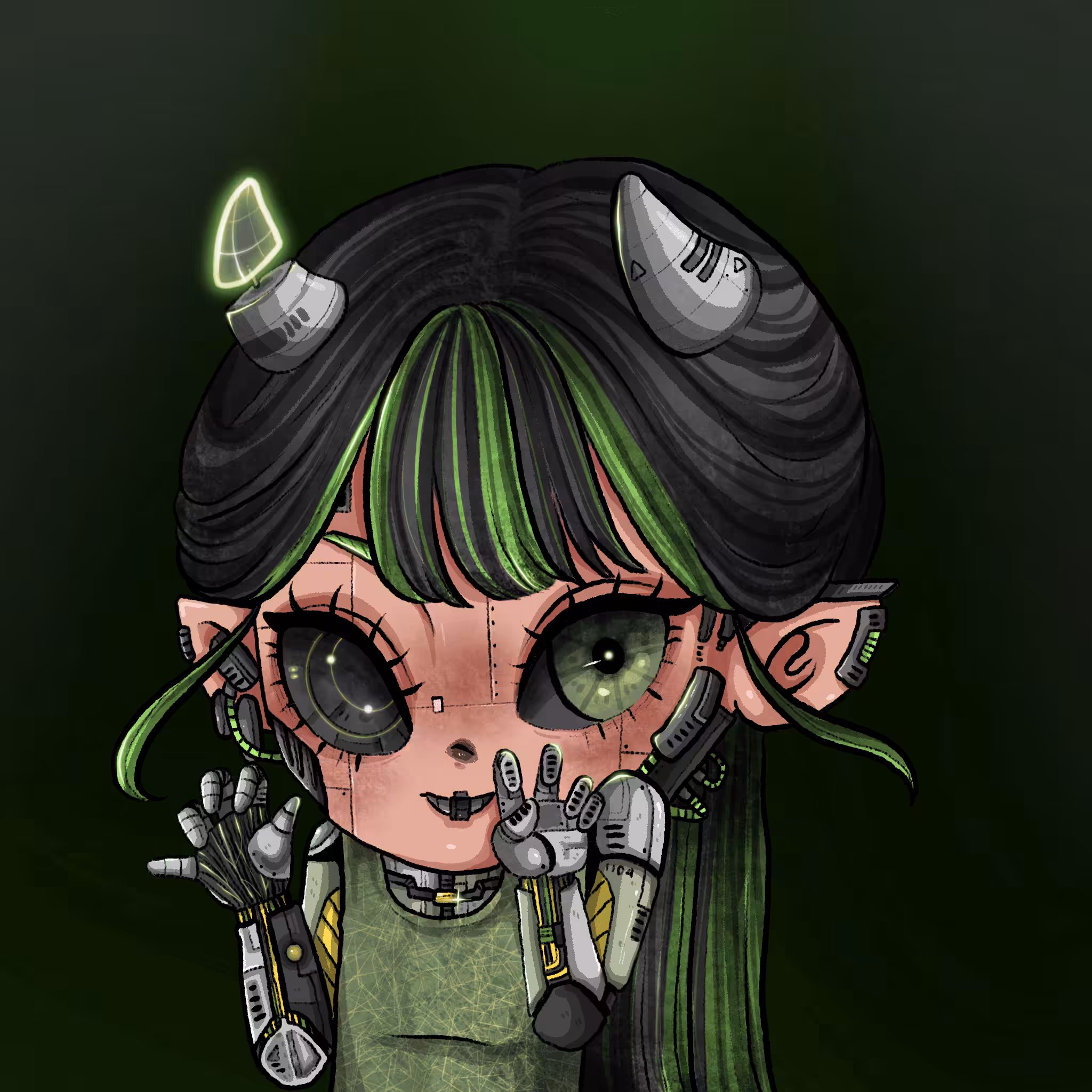 MISSING NOSE CYBORG MAYA