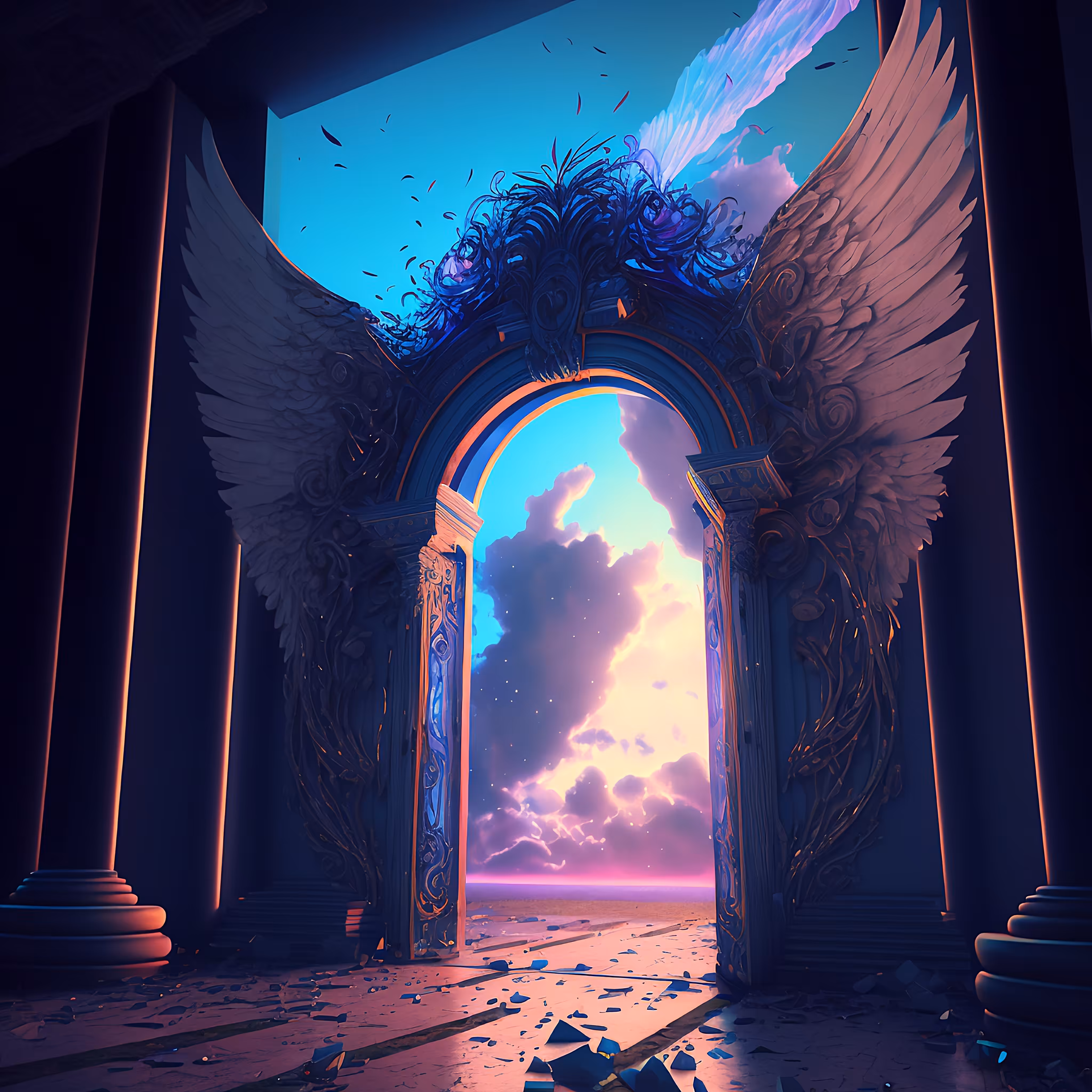 The gates to the cyber sky