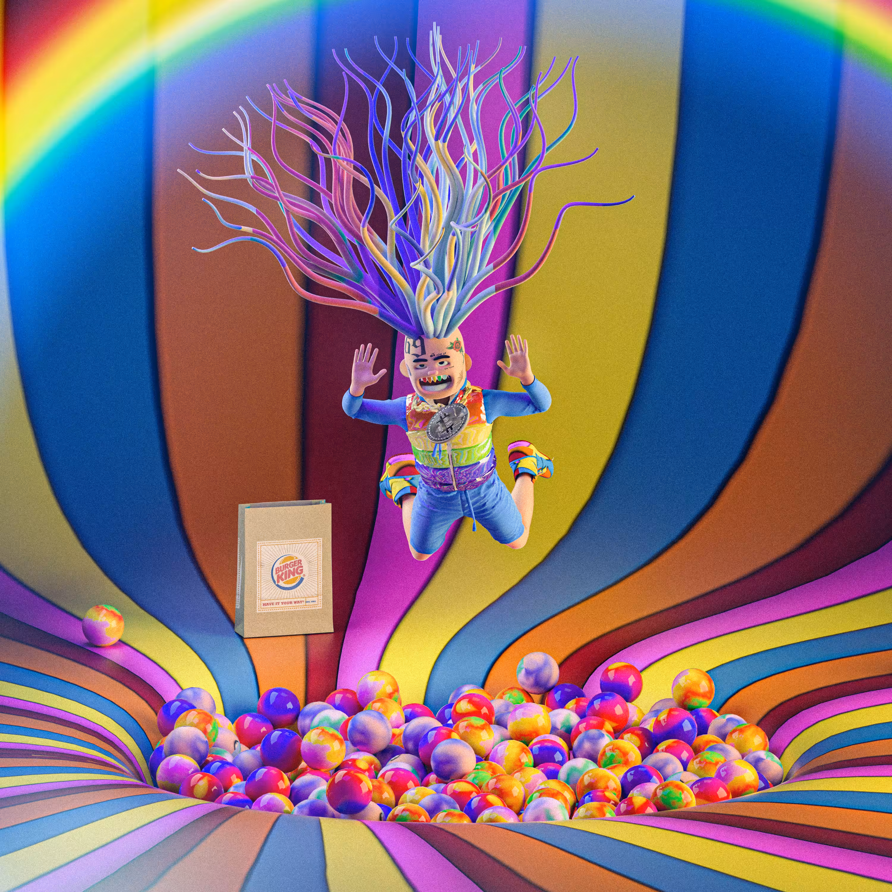 Takeshi 69 - Rainbow king