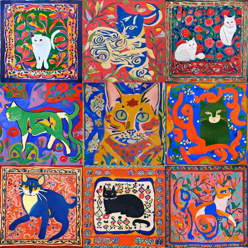 99 Patchworks of 9 Lives #40