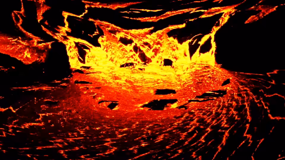 Lava Waterfall