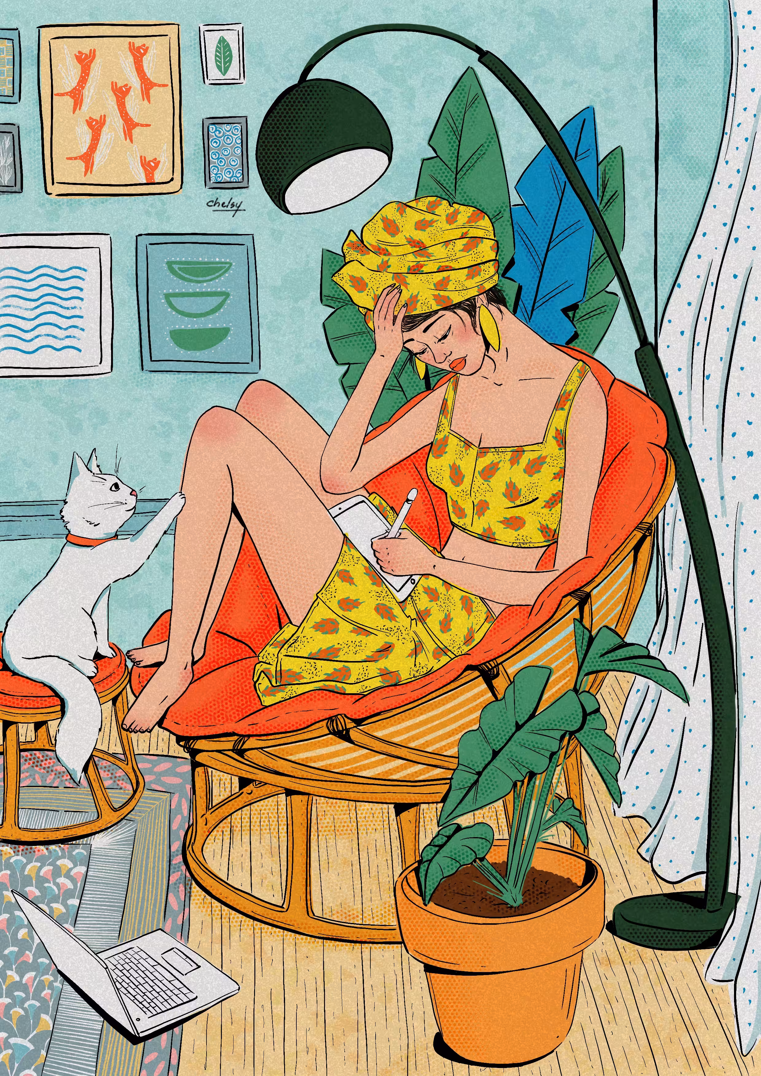 Drawing Day Girl