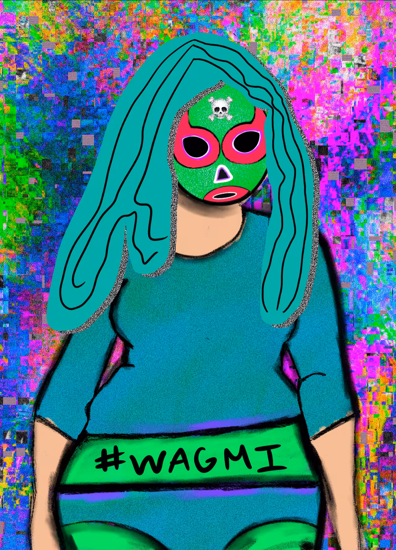 NFT luchadora #39