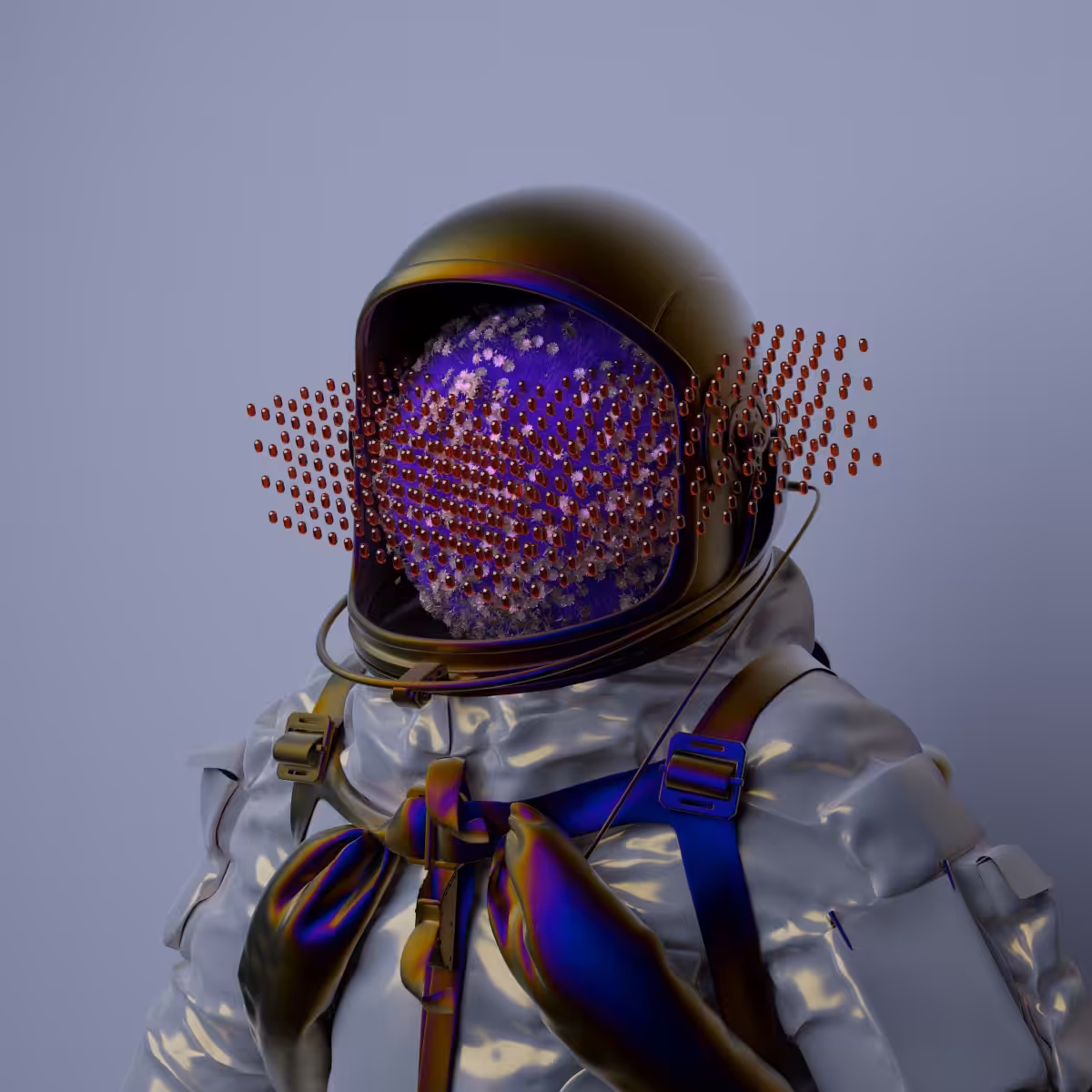 Portrait photograph from space man No.18