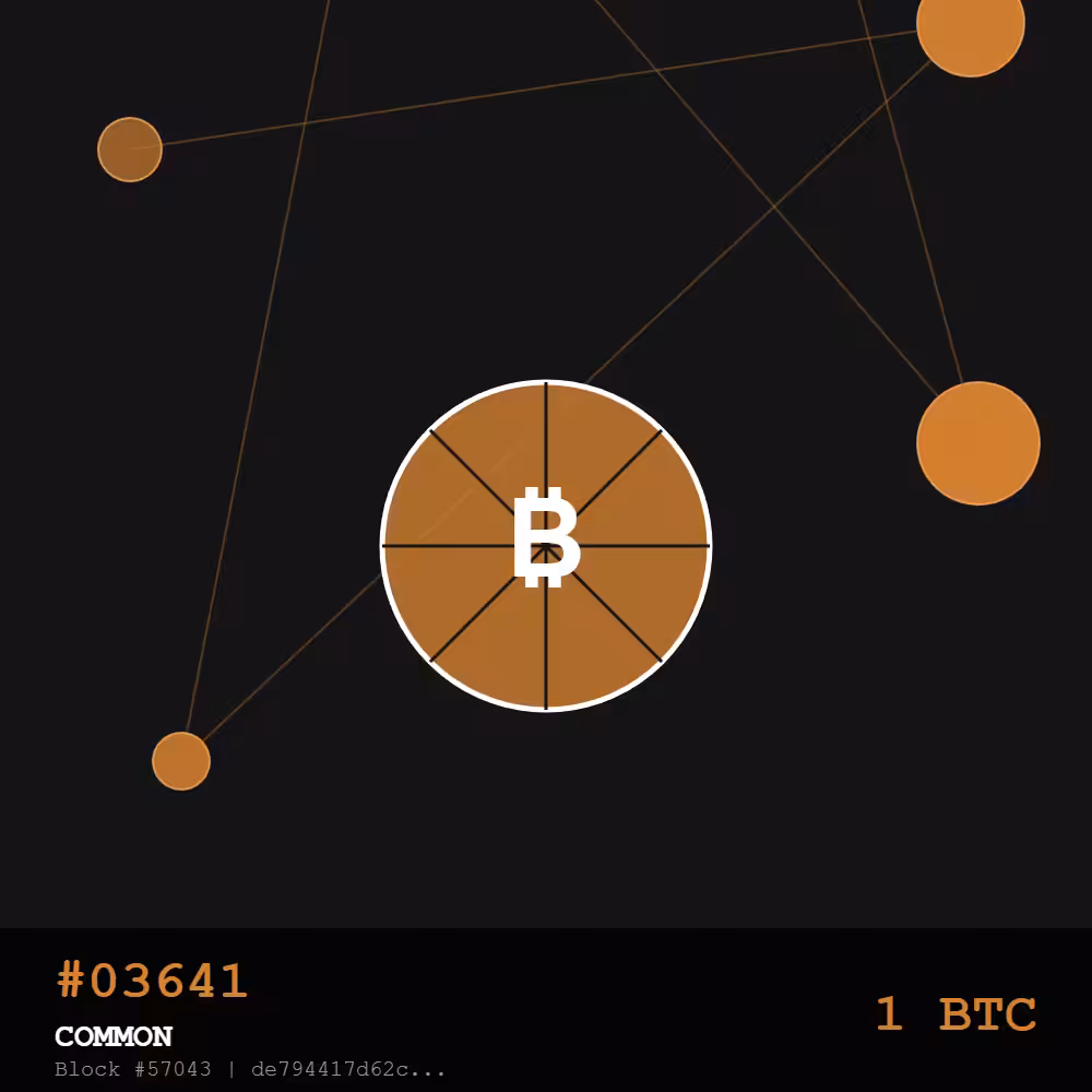Bitcoin Pizza Genesis: 10K — COMMON Edition | May 22, 2010 - The Day Everything Changed