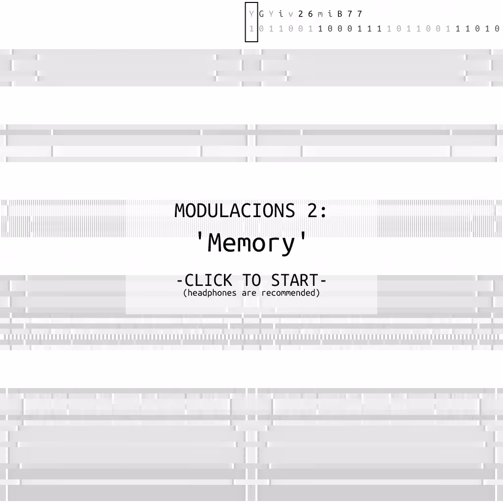 Modulacions 2: 'Memory' (audio) #54