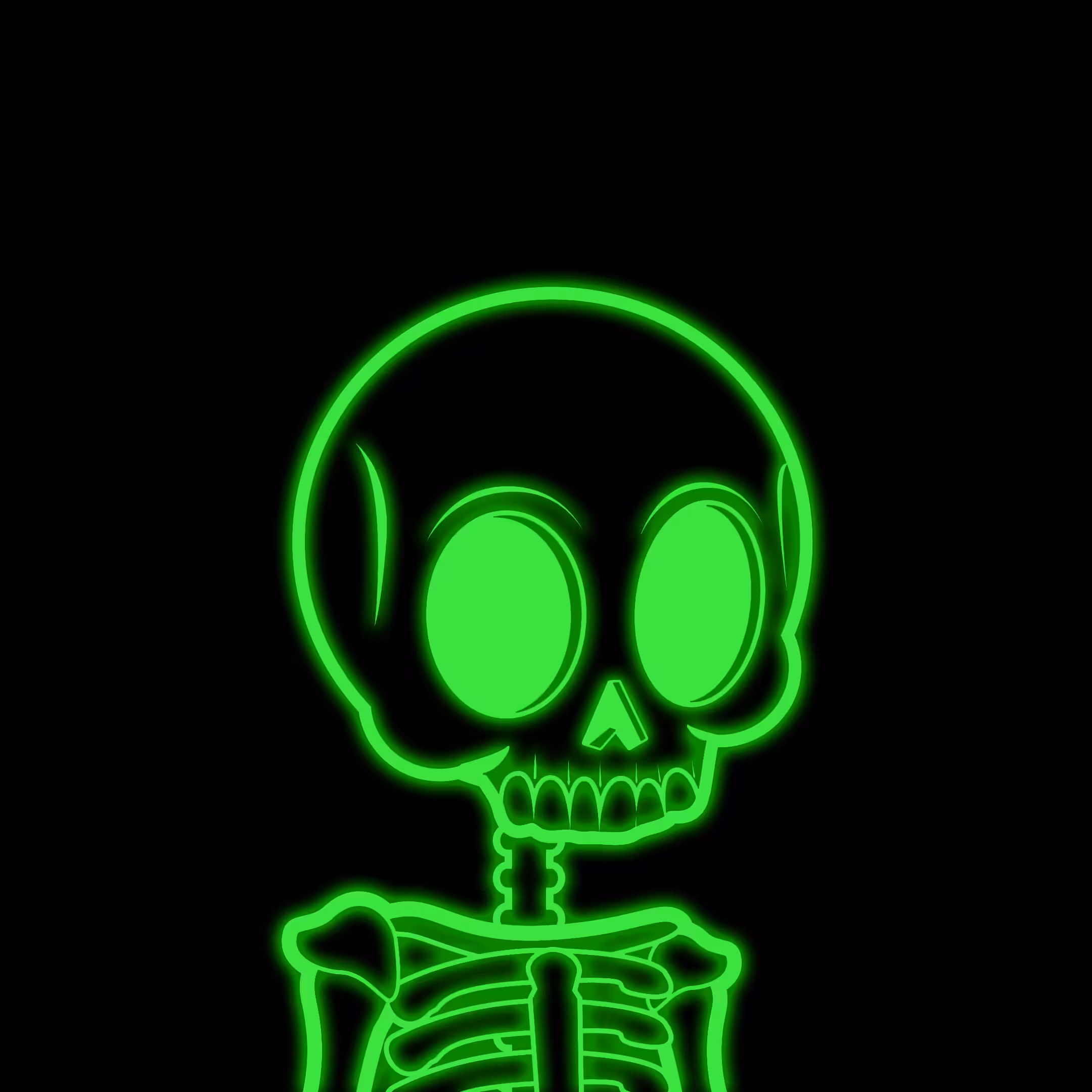 Edgar The Skeleton - Neon #151