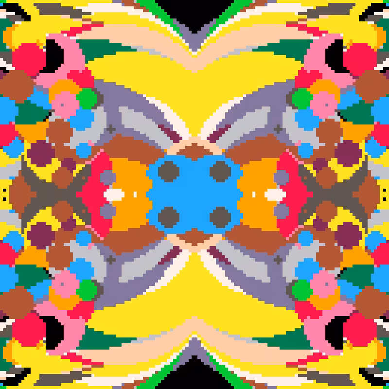 Rapid Psychedelic Inkblot Test Generator #4