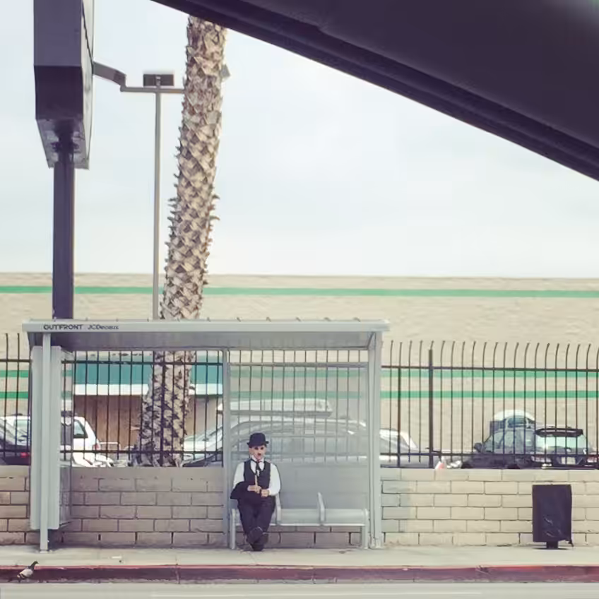 LA bus stop