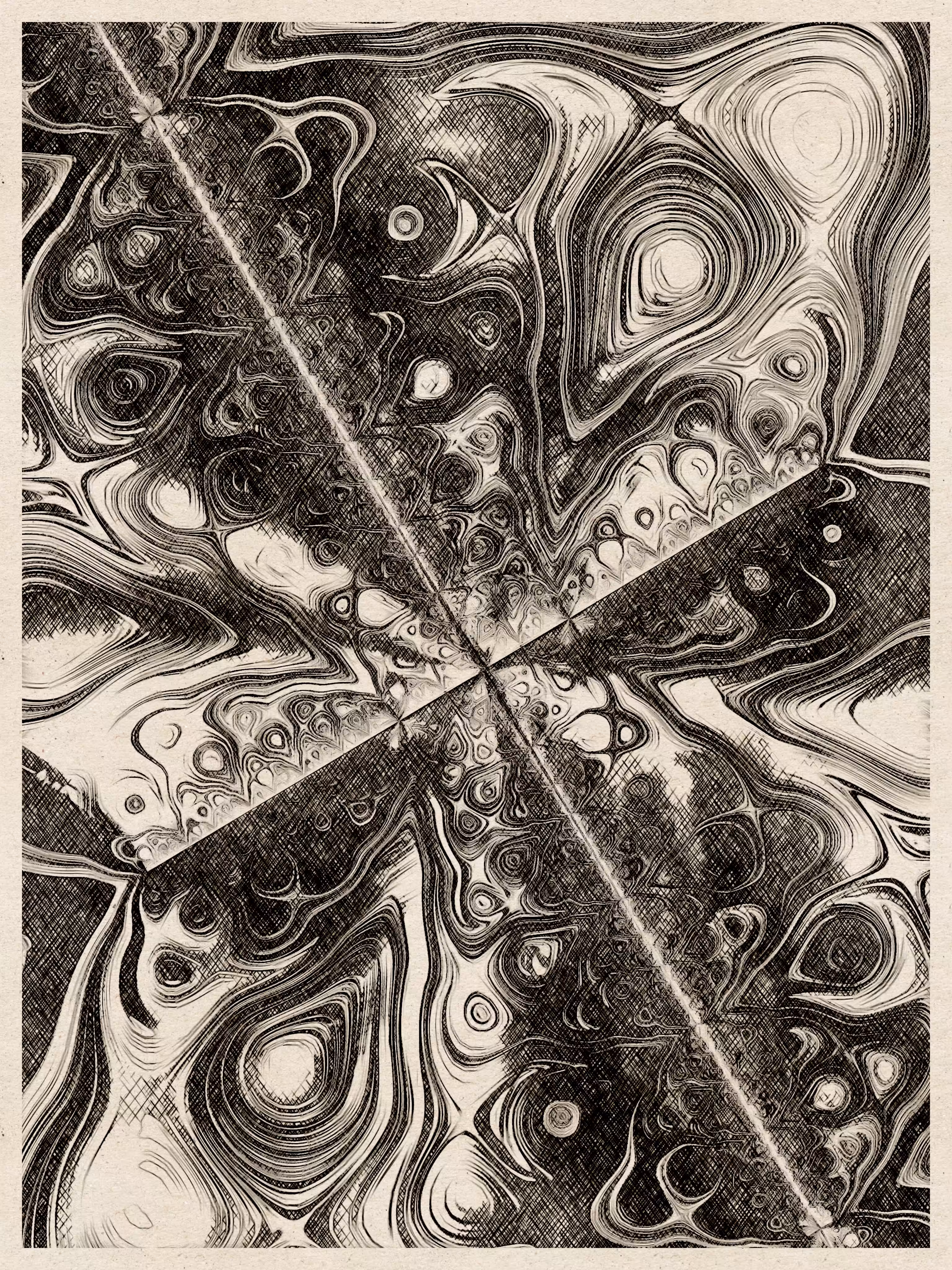 Black Cross - generative Art