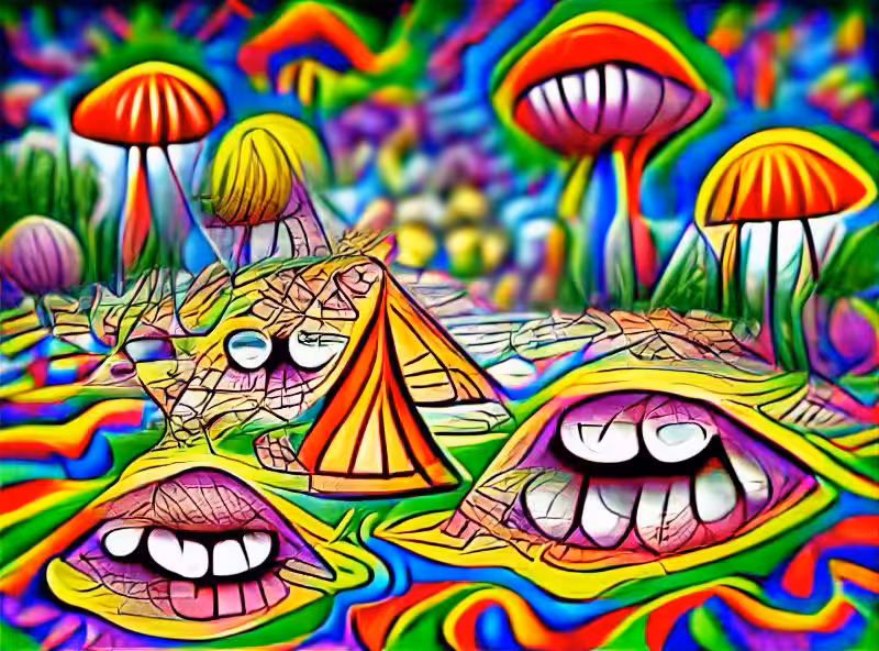 Abraham's First Works: lsd hallucinogen trip