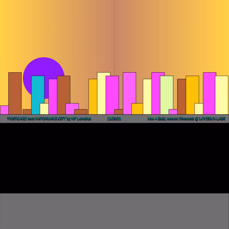 Vaporwave CITY: "Seek the Black Sun" #2