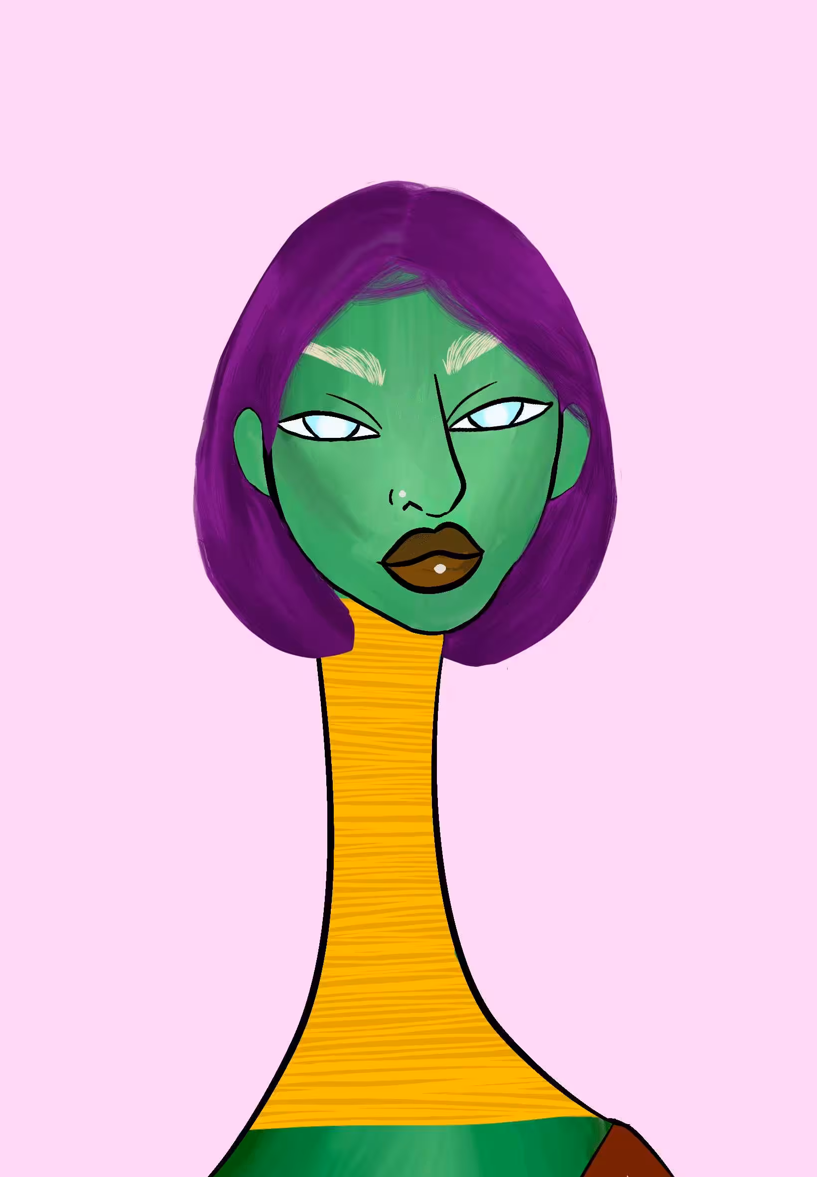 Long Neckie Ladies: Long Neckie Lady #766