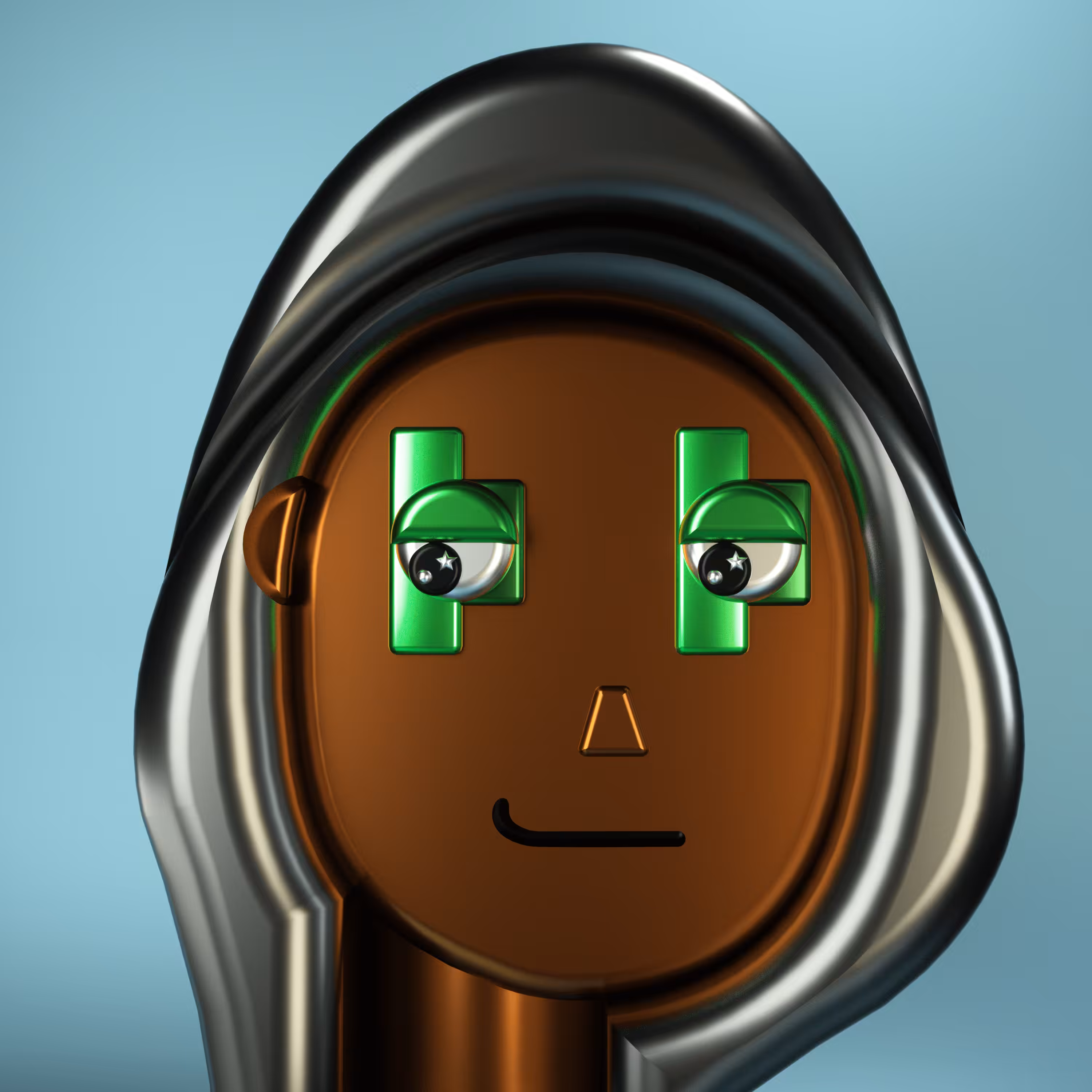 3D Chrome Punk #0461