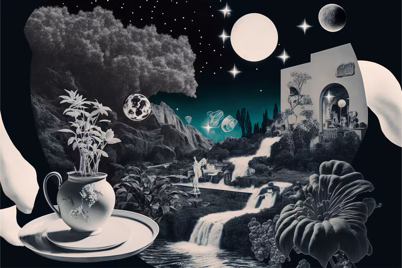 three-moon garden