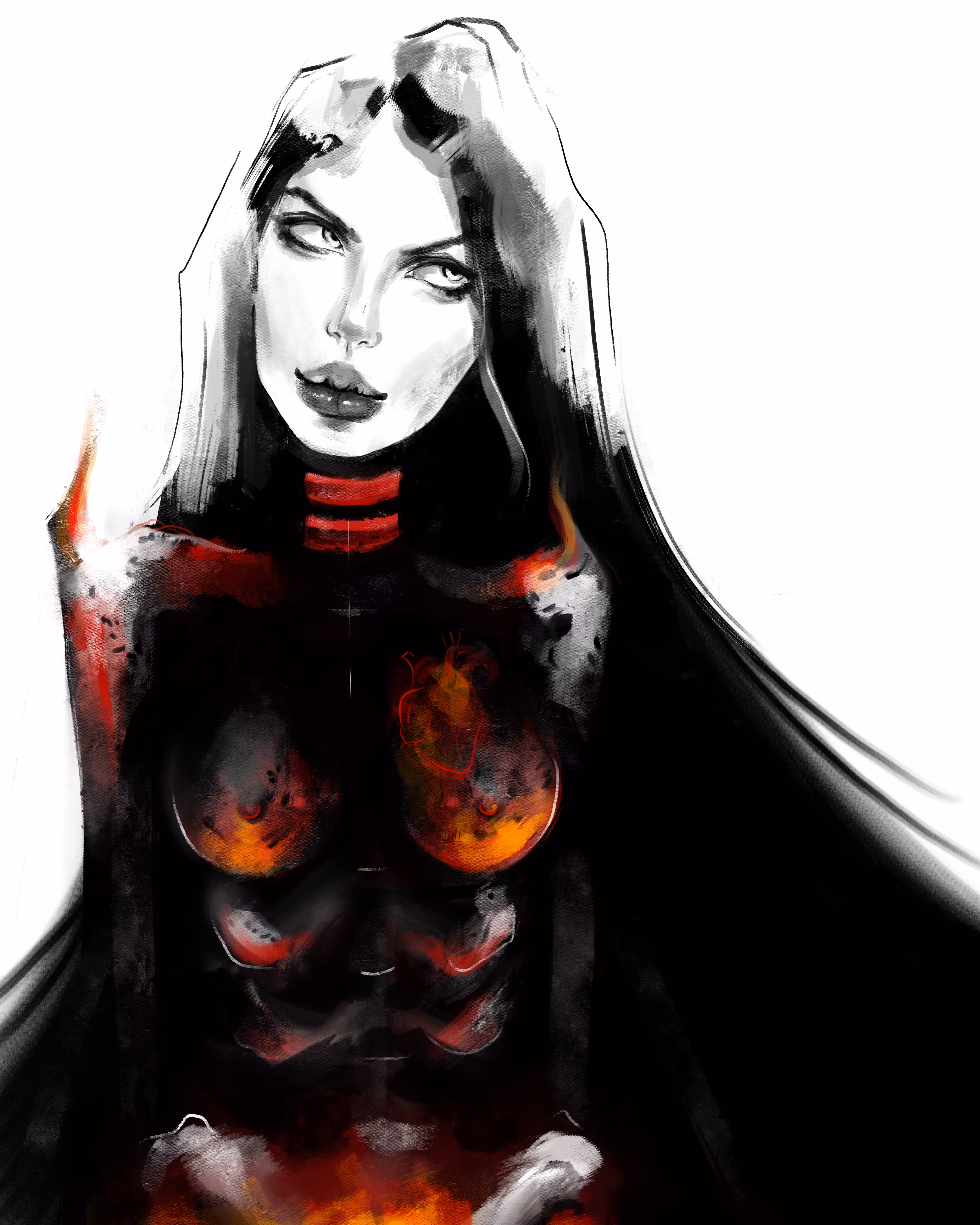 She’s on fire