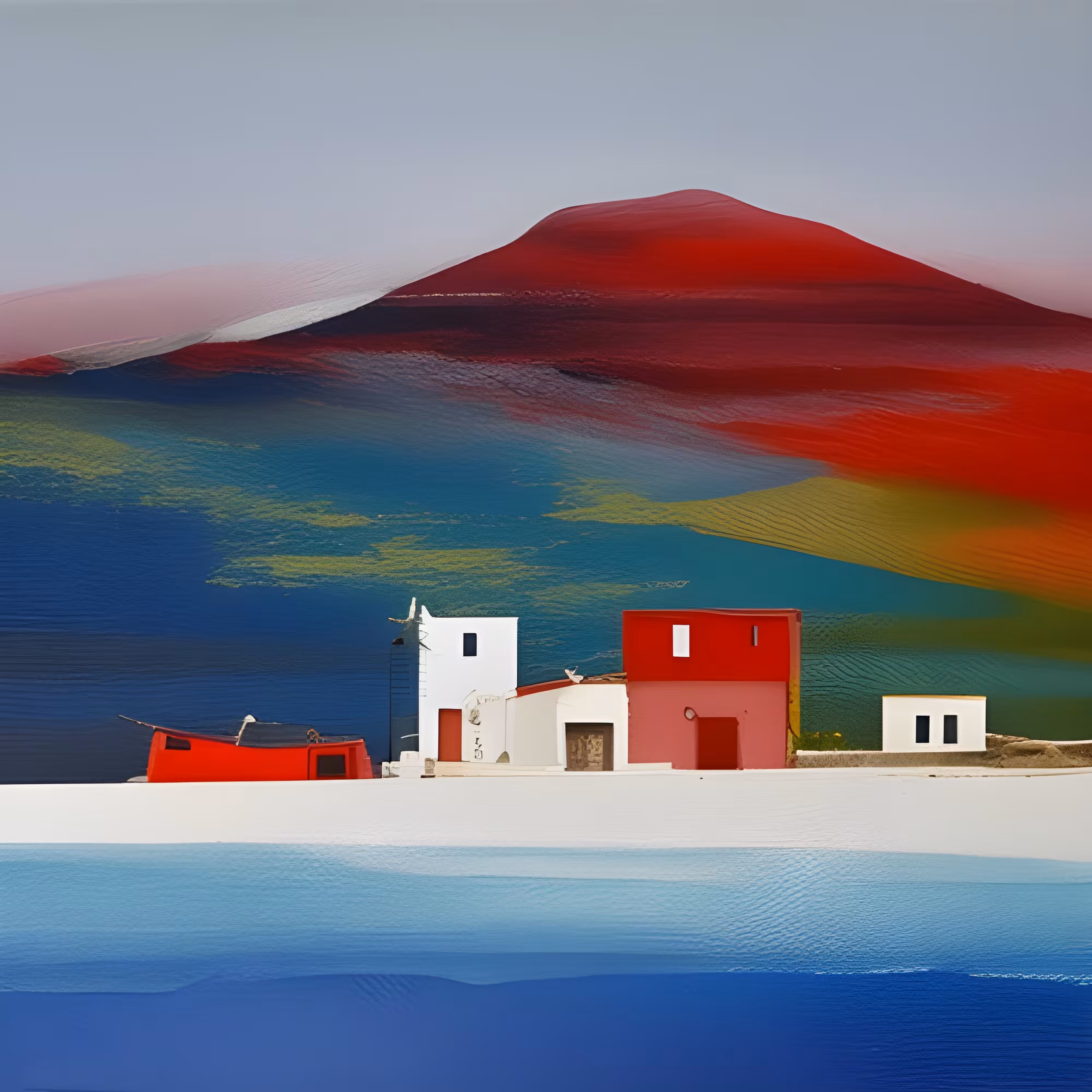 On the island 