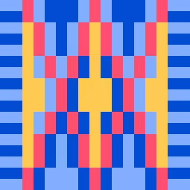 X pattern