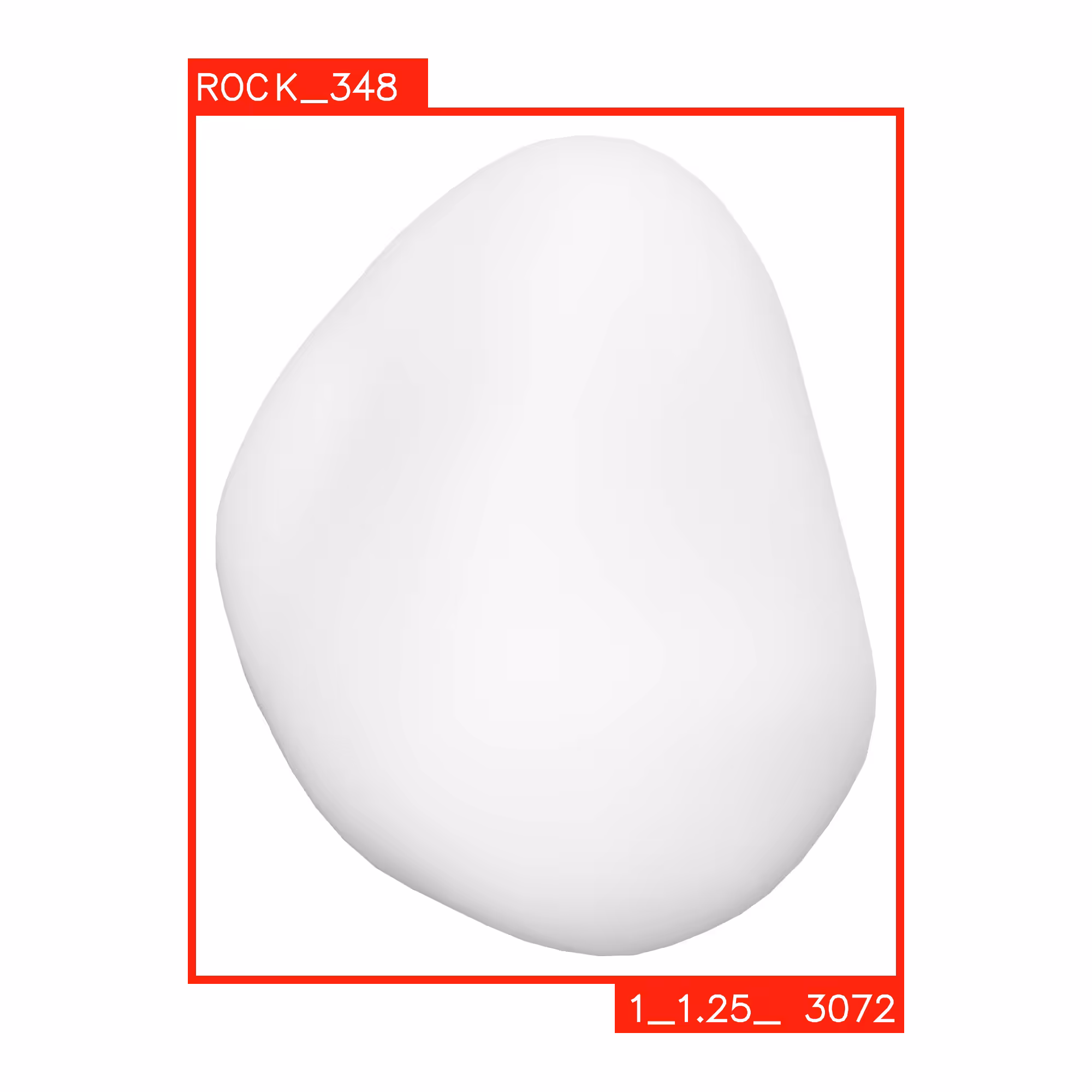 UNSHADED ROCKS: ROCK 348