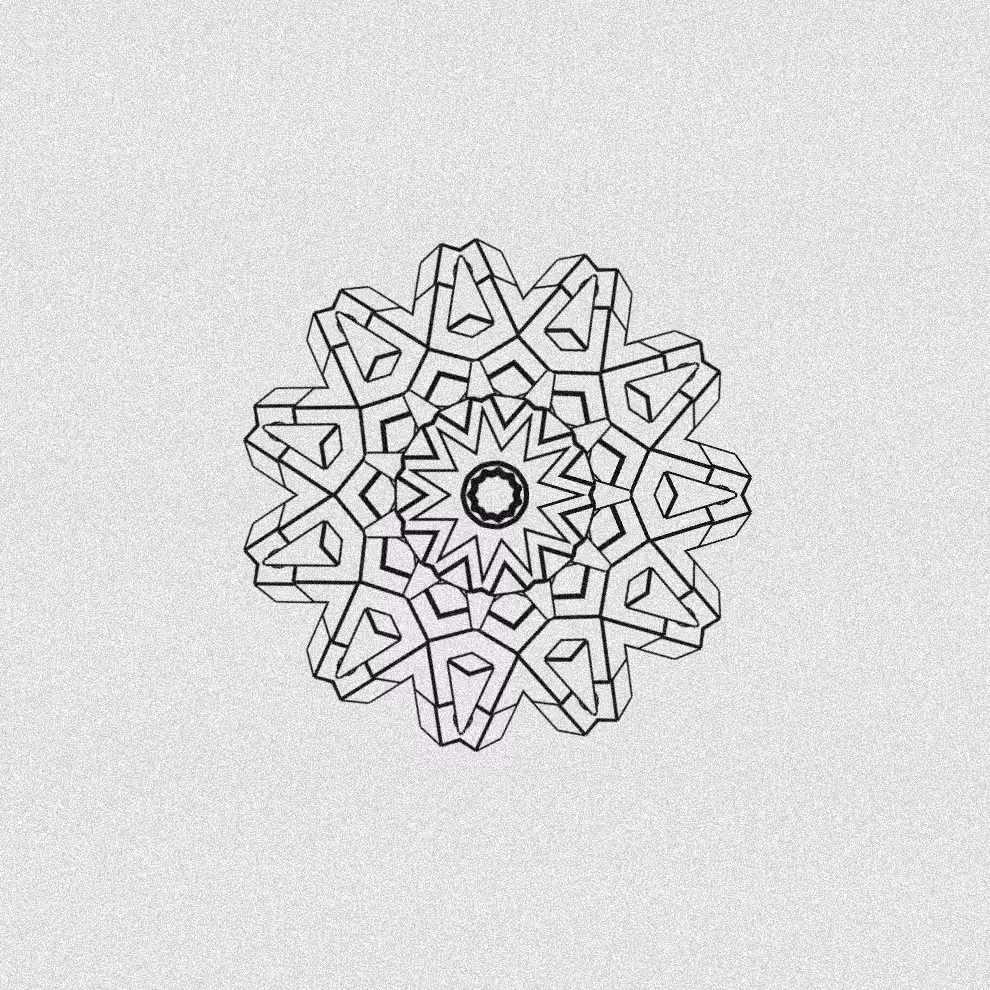 Monochrome Kaleido #168